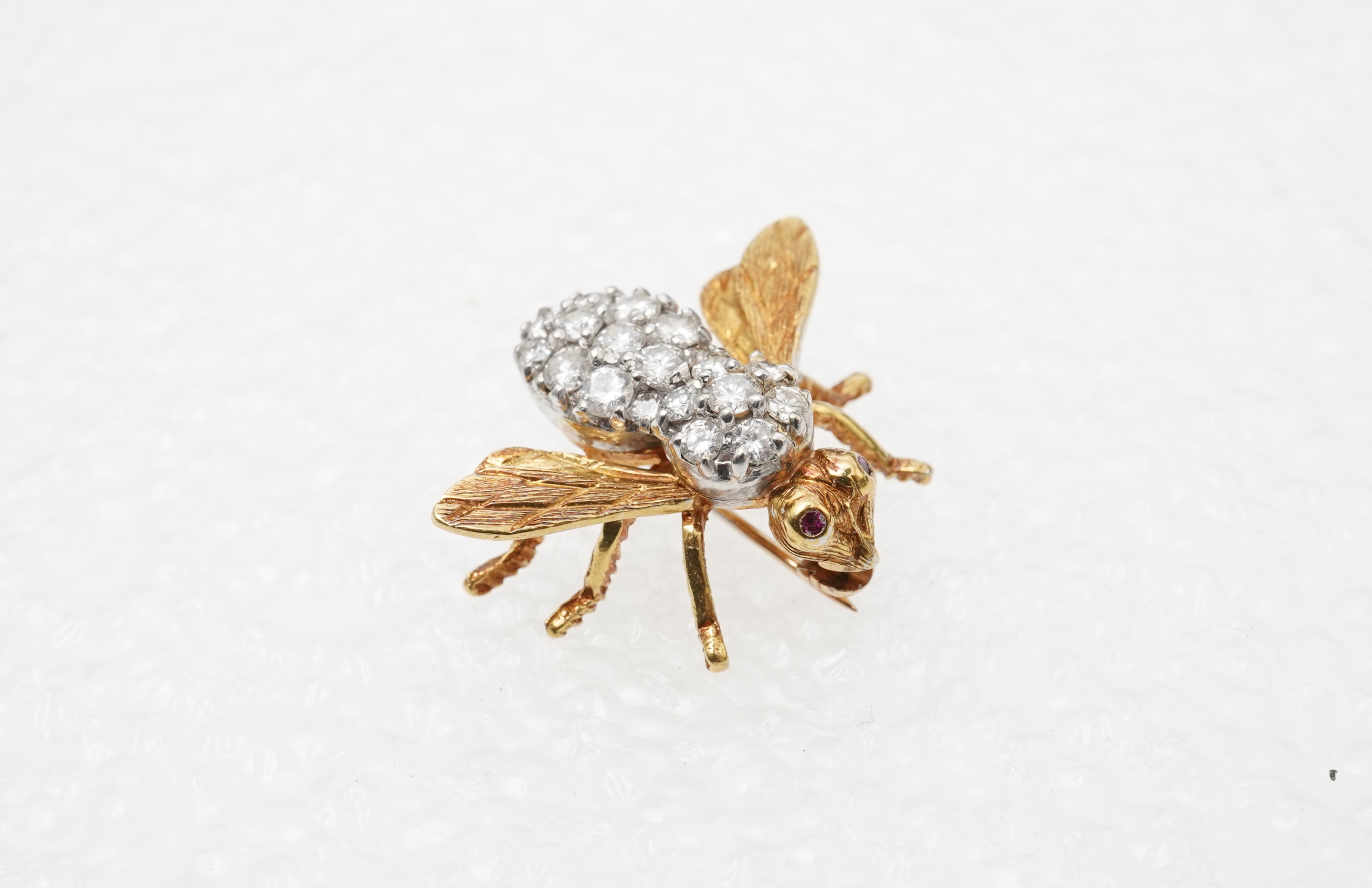 A diamond novelty brooch, 1960s